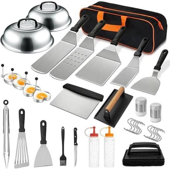 Griddle Accessories Set 35PC Spatula Grill Tools Kit for Blackstone Camp Chef - Picture 8 of 8